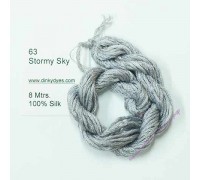 Шёлковое мулине Dinky-Dyes S-063 Stormy Sky